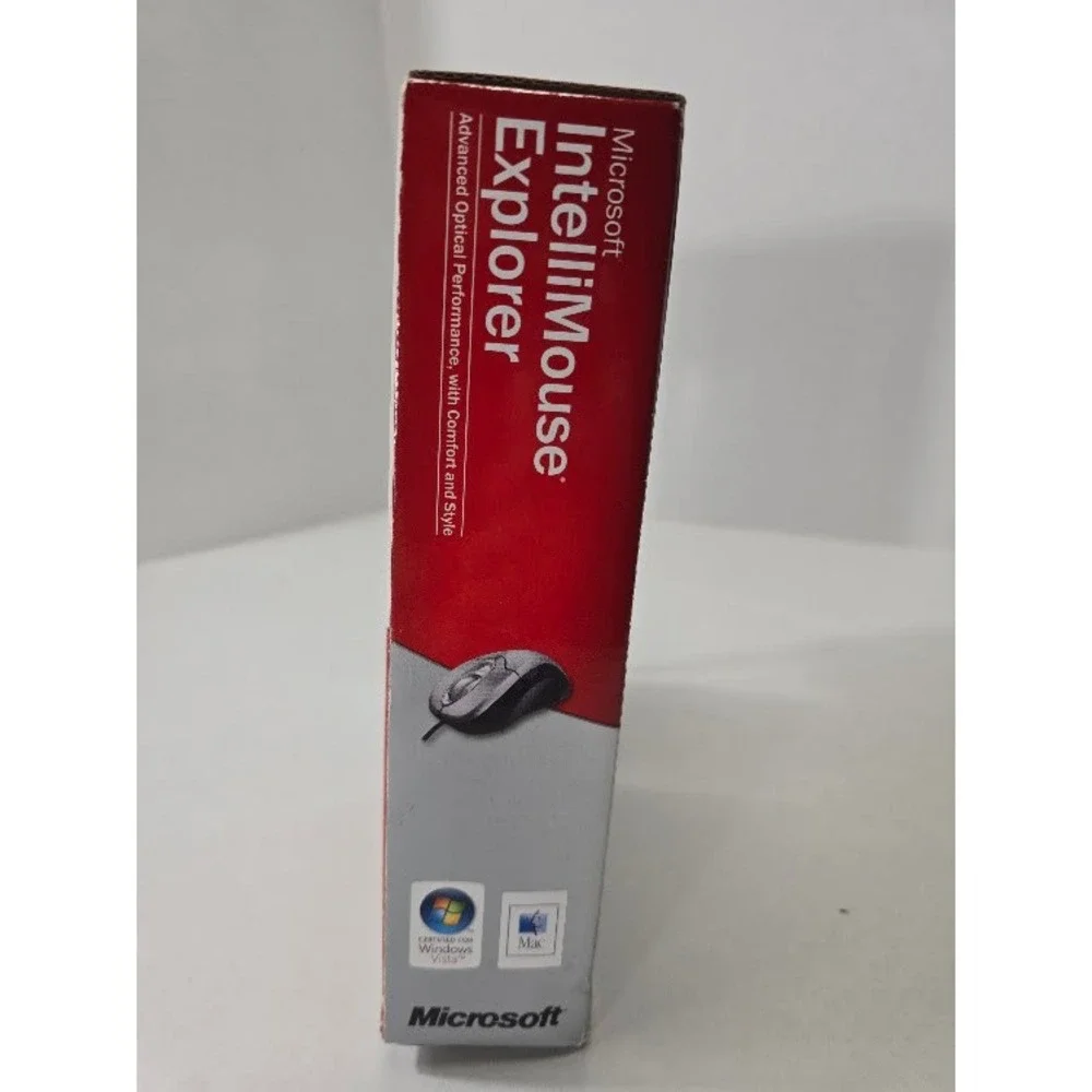 Microsoft IntelliMouse Explorer Wired Mouse Unisex Silver New Tilt Wheel USB